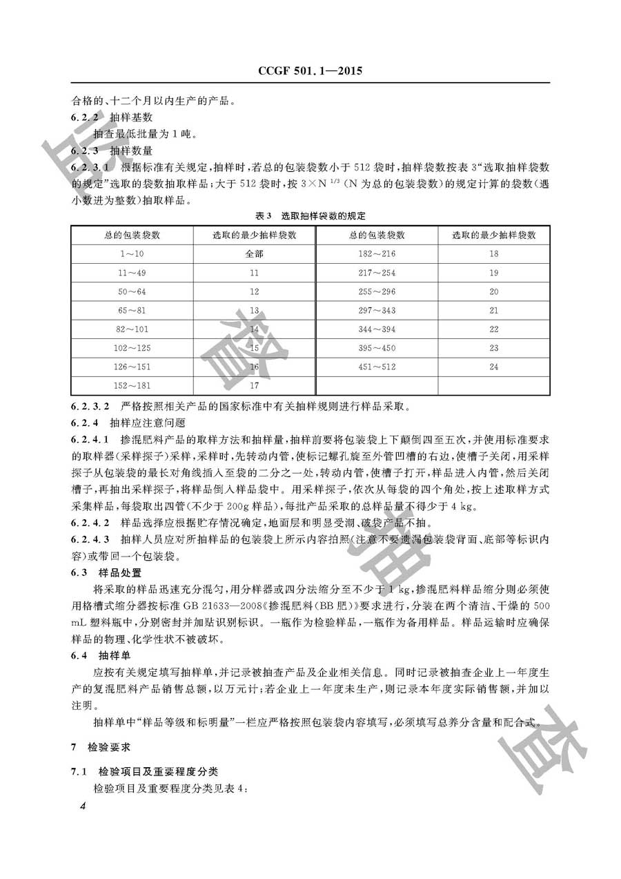 复混肥料产品质量监督抽查实施规范